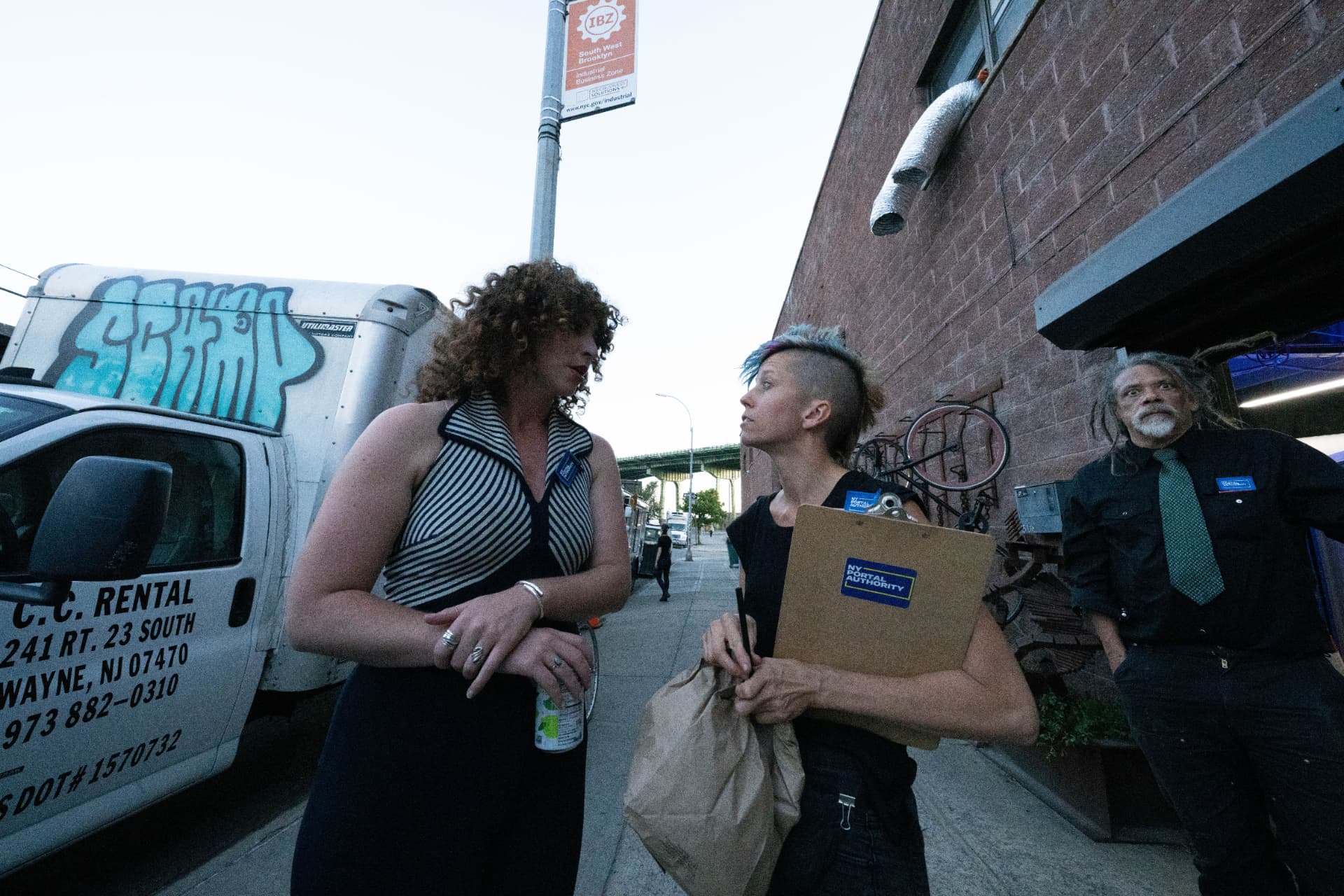 The street team, pre-show