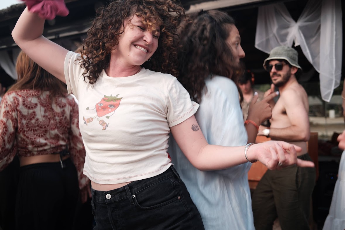 Dancing it out in the open air